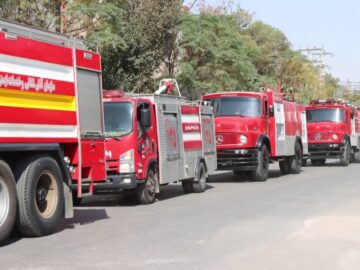 برگزاری مانور خودرویی درون شهری سازمان آتش نشانی شهرداری سیرجان به مناسبت ۷ مهر ماه روز آتش‌نشانی و ایمنی